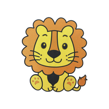 Load image into Gallery viewer, Sitting Lion Kids wall decor
