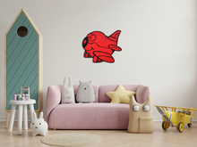 Load image into Gallery viewer, Flying Red Aeroplane Kids Room Decor
