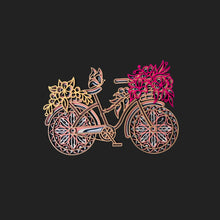 Load image into Gallery viewer, Laserarti Studios Flower &amp; Bicycle Mandala Wall Decor
