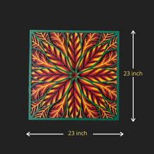 Load image into Gallery viewer, Laserarti Studios Colorful Flower Mandala Art Decor
