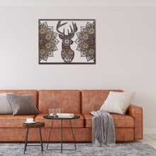 Load image into Gallery viewer, Laserarti Studios Deer Head Mandala Art Decor
