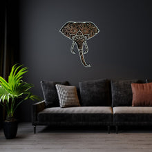 Load image into Gallery viewer, Laserarti Studios Elephant Head Mandala Decor
