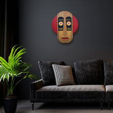 Load image into Gallery viewer, Laserarti Studios Tribal Face Mask Wall Art Decor
