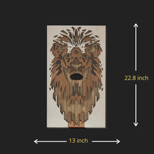 Load image into Gallery viewer, Laserarti Studios Lion Head Layered Wall Decor
