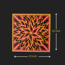 Load image into Gallery viewer, Laserarti Studios Multicolor Flower Mandala  Decor
