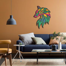 Load image into Gallery viewer, Laserarti studios Wolf Face Multilayer Wall Decor
